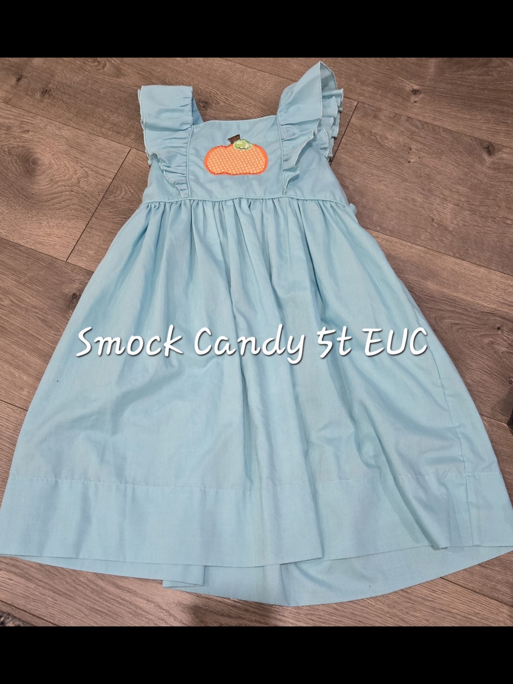 Smock Candy Light Blue Ruffled Sundress for Girls